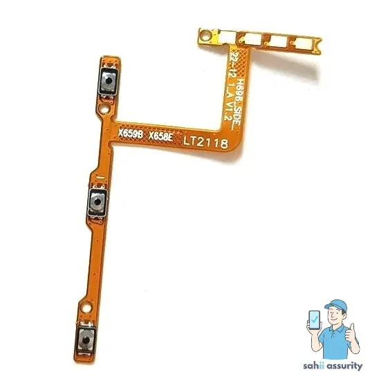 Volume Button Flex Cable for Tecno Spark 7 thumbnail